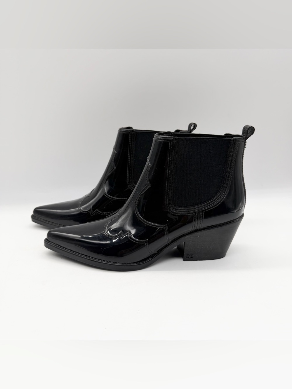 Sam Edelman Women's Chelsea Ankle Boots Pull-On Pointed Toe Black Size 9 NWOB